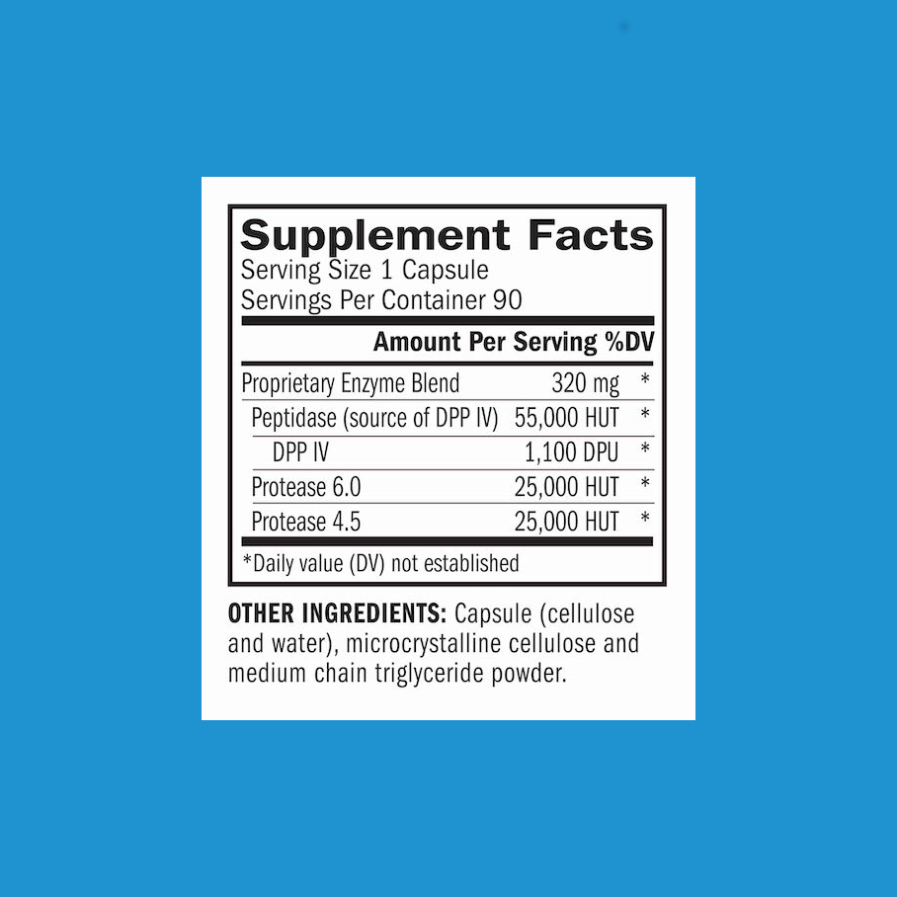 AFP Peptizyde supplement facts