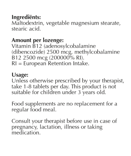 Vitamin B12 - left