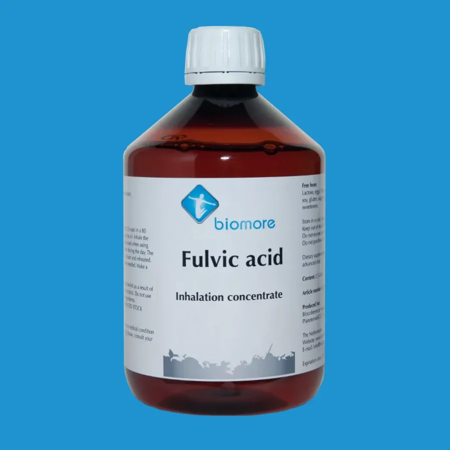 Fulvic acid inhalation